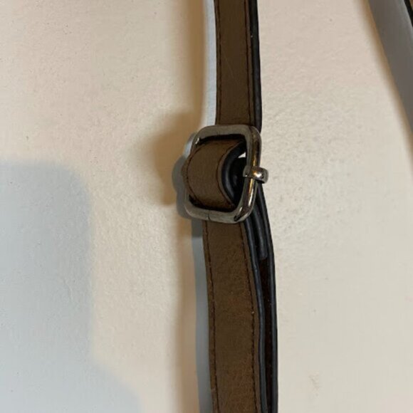 Roots 73 Women's Tan Vegan Leather Crossbody Bag Messenger Bag Small - Picture 5 of 8